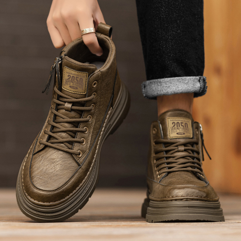 Men's high top boots new casua - đánh giá và giá Crossfit Outdoor