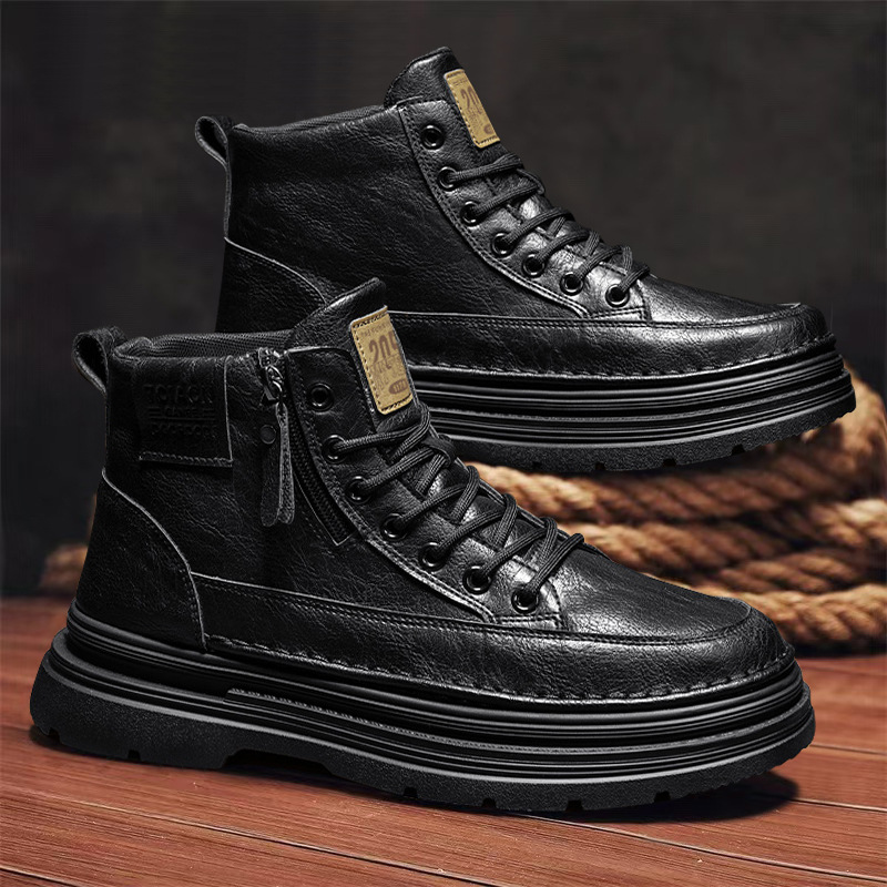 Men's high top boots new casua - đánh giá và giá Crossfit Outdoor