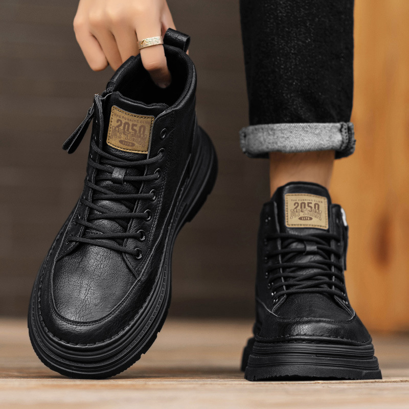 Men's high top boots new casua - đánh giá và giá Crossfit Outdoor