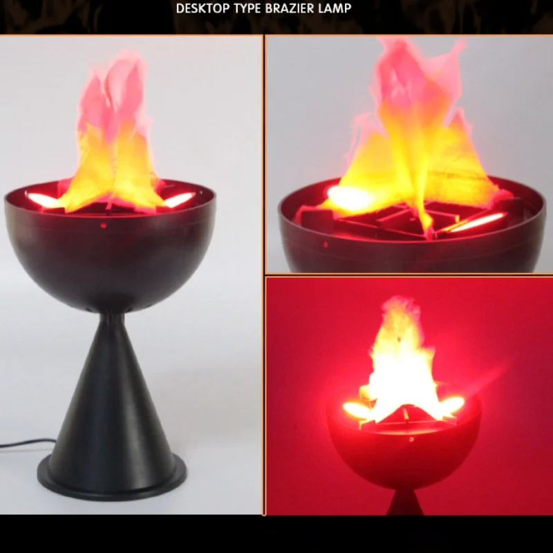 3D Fake Flame Lamp Simulation  - đánh giá và giá Head Racket Boom